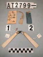 藏品(梯形貝片珠串耳飾)的圖片